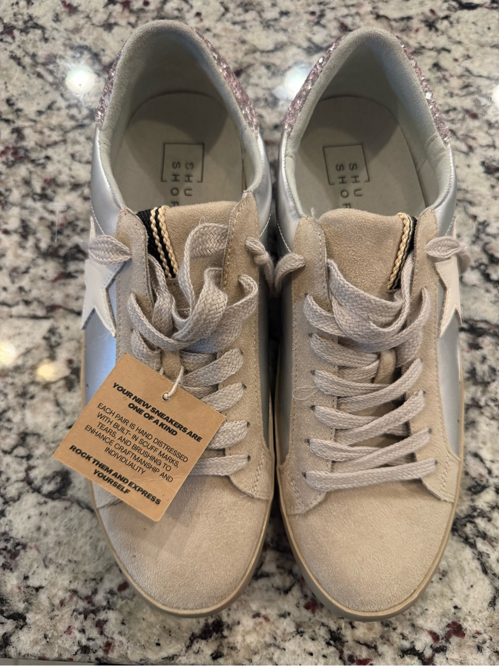 Shu Shop Paula sneaker Chrome